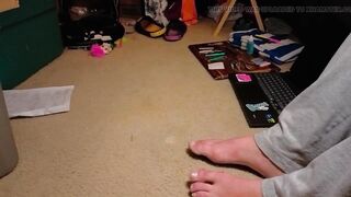 Part two of Pedicuring Dad's Feet