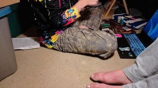 Part two of Pedicuring Dad's Feet