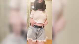 Hot college angel teases with large titties