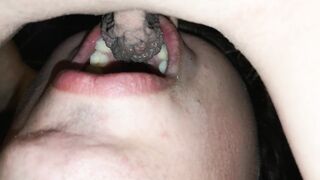 Pee in throat laying down