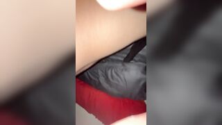 That babe likes riding my ramrod raw I cum in her all the time r