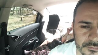 Hawt beauties make movies in my car for their boss