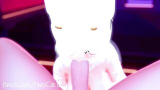 Shy Catgirl's 1st Oral-job - Drains Your Balls Dry - VRCHAT ERP POV ORAL PLEASURE VR ANIME