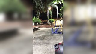 GIRLFRIEND MASTURBATE IN THE SQUARE