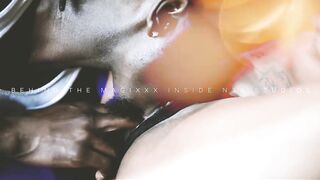 Caught step sis laying around in her pants