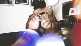 Caught step sis laying around in her pants