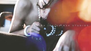 Caught step sis laying around in her pants