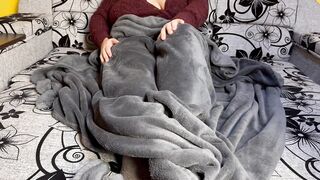 Pervert overweight stepdad get a oral-job from his stepdaughter and cum inside her unshaved snatch large creampie