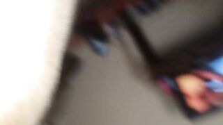 Riding the pink pather eating that vagina up