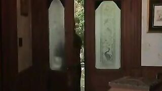 Interracial lesbian sex with strapon