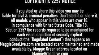 Lesbian Duo Maggie Green & Sara Jay 69 To Orgasm!