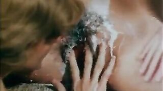 Queen has vintage lesbian fun with liquids