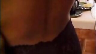 Kitten and Vanessa Blue Lesbian Sex In Kitchen