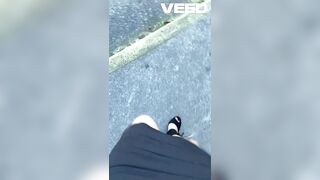 Dominatrix-bitch walking in heels ????????????????