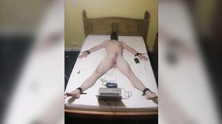 Self Slavery Widen-eagle and Estim Hands Free Climax HFO