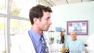 BRAZZERS - Hawt Nurse Madison gets drilled hard by Ivy James Deen