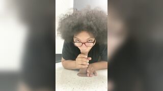 I brought my bbc sex tool to work!!!