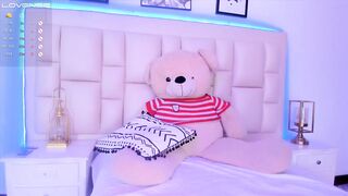 Pretty hentai loving redhead shows off her nice-looking natural body on her cam show