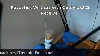 Poyostick Erect used with a Venus 2000 Masturbation Machine Hands Free
