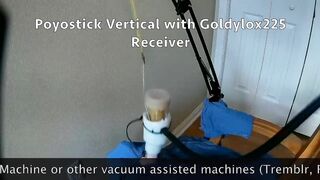 Poyostick Erect used with a Venus 2000 Masturbation Machine Hands Free