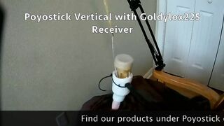 Poyostick Erect used with a Venus 2000 Masturbation Machine Hands Free