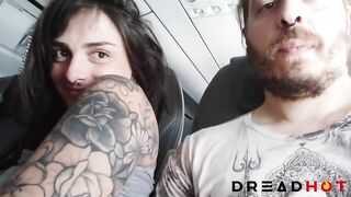 PUBLIC AMATEUR AT AIRPLANE WITH SPUNK FOUNTAIN - DREAD HAWT