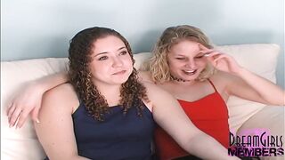Nervous BFF 1st Timers Get Nude In Casting