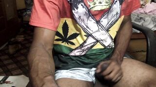 enjoyment boi plays with penis and shows booty an toy