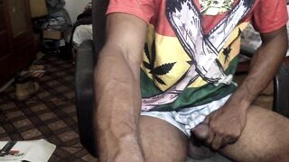 enjoyment boi plays with penis and shows booty an toy