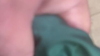 Masturbating with neighbors pants in the baths