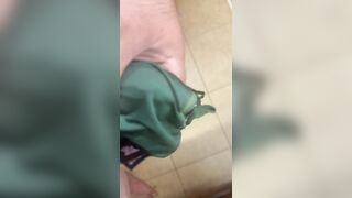 Masturbating with neighbors pants in the baths