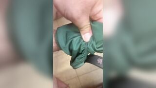 Masturbating with neighbors pants in the baths