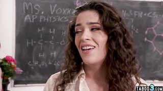 Tiny titted anal lover mother I'd like to fuck craves her students large penis