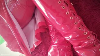 FemDom POV movie scene: collar and leash hot game - bawdy talk female domination.