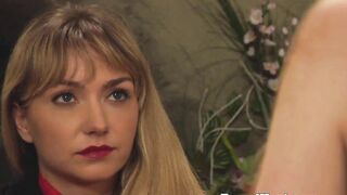 Hawt Curvy Lesbo Serf In Servitude Groaning From Torture With Slavemaster Mastix