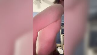 Trying on khakis after working out for thirty days