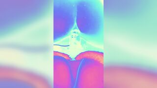 Coarse unfathomable pegging. Creampie overflows out sissy lads ruined aperture.