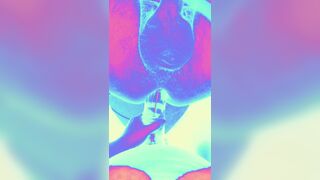 Coarse unfathomable pegging. Creampie overflows out sissy lads ruined aperture.