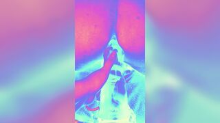 Coarse unfathomable pegging. Creampie overflows out sissy lads ruined aperture.