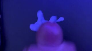 Man Strokes Large Lengthy Weenie and Cum’s