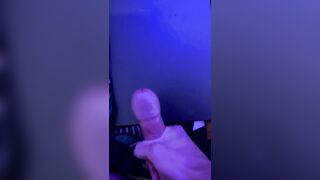 Man Strokes Large Lengthy Weenie and Cum’s