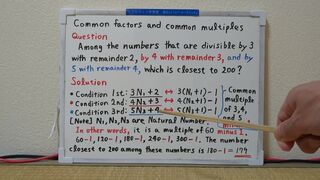 Common factors and common multiples.[JapanMath](job)