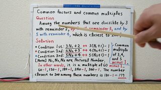 Common factors and common multiples.[JapanMath](job)