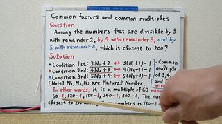 Common factors and common multiples.[JapanMath](job)