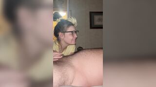 Youthful Hawt blond amateur oral job sex and facial