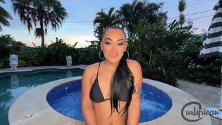 Curlyrican LIKES anal BBC and creampies