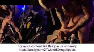 S&M - bound down and made to cum twice