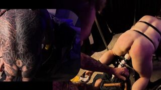 S&M - bound down and made to cum twice