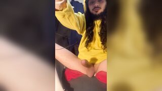 9" large schlong pirate busting a giant nut large cum shots !