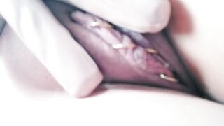 Selfie PVC fetish Female mother I'd like to fuck teasing in vinyl taut shiny garments